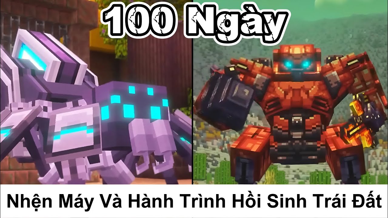 Tóm Tắt 100 Ngày || Nhện Máy Và Hành Trình Hồi Sinh Lại Trái Đất