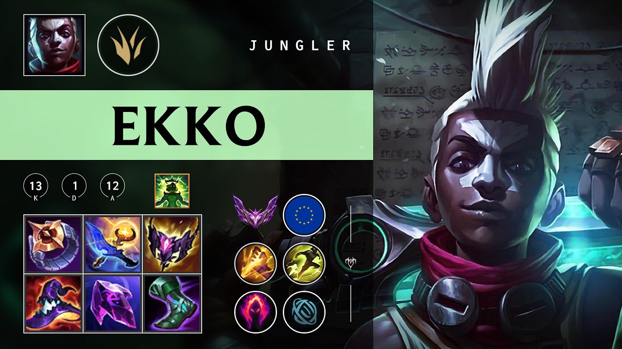 Ekko Jungle vs Nunu & Willump - EUW Master Patch 26.05