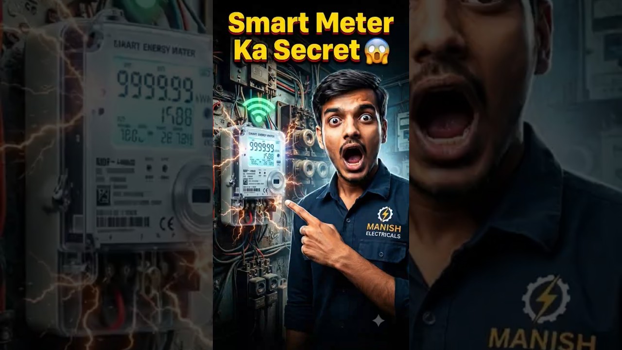Smart Energy Meter Kaise Kaam Karta Hai? 😱 | Smart Meter Working Explained in Hindi | #netmetering