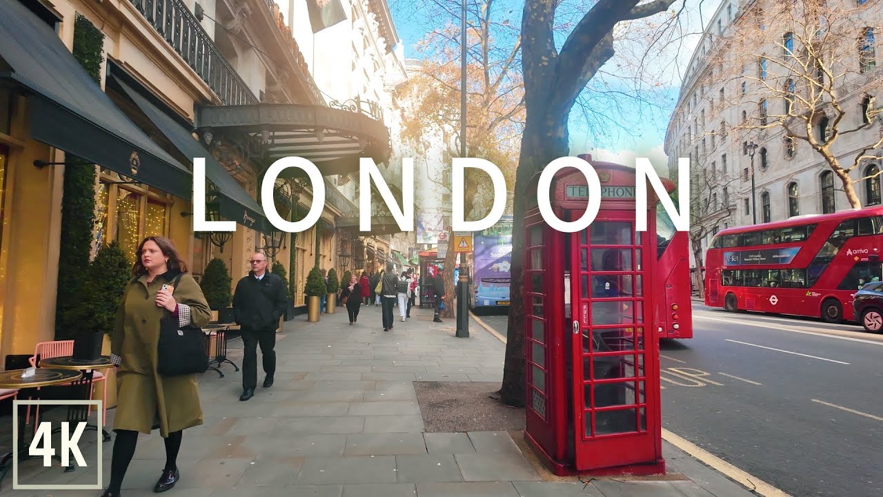 🇬🇧 London Walking Tour Through Beautiful Covent Garden 4K
