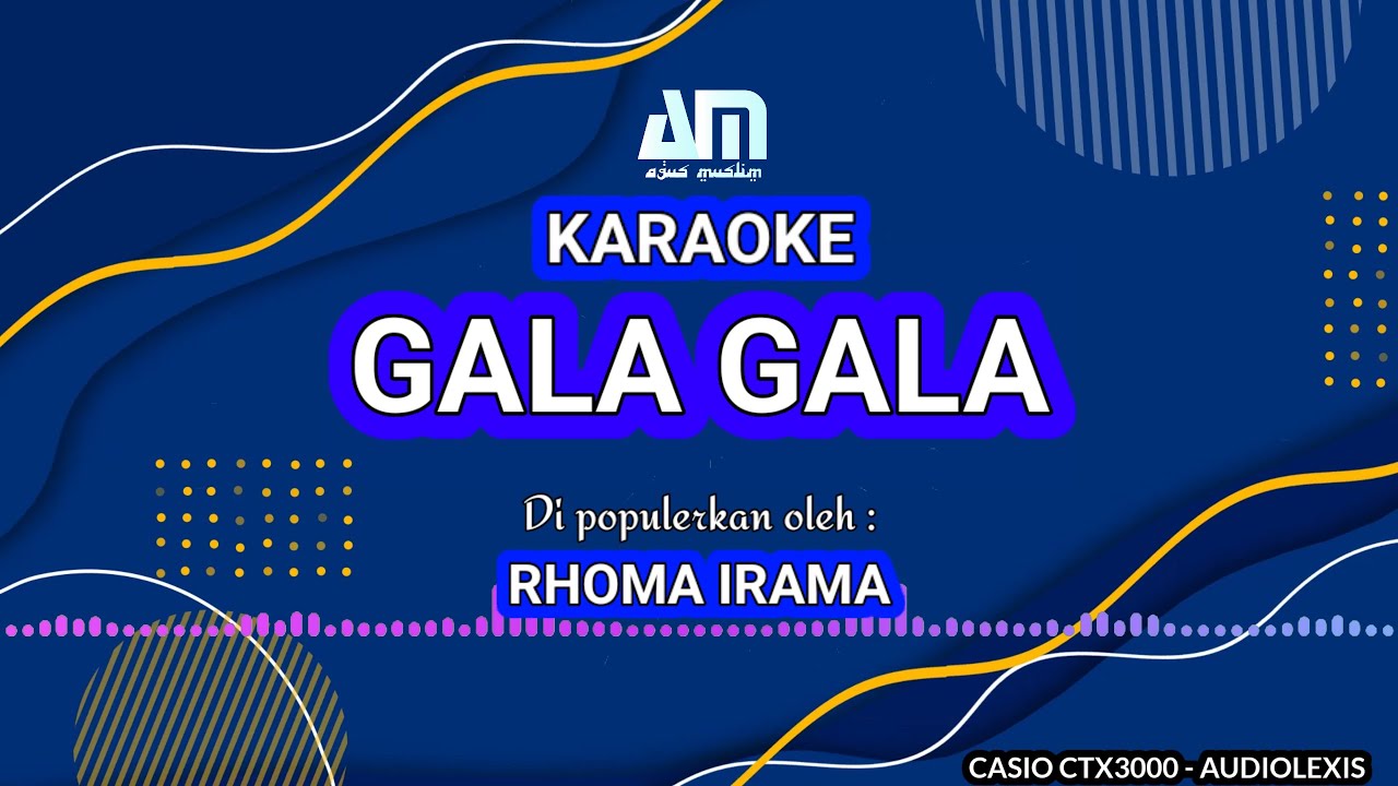 🎤 Gala Gala - Rhoma Irama | Karaoke Dangdut | Lirik dan Musik | Agus Muslim