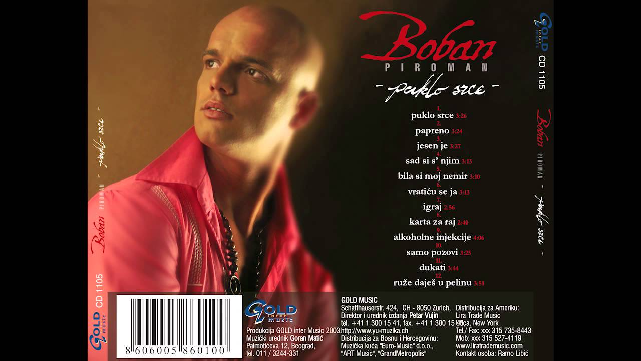 Boban Rajović - Ruže daješ u pelinu - (Audio 2003)