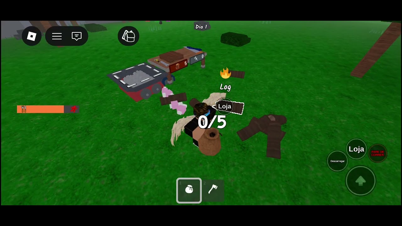 Jogando pela primeira vez 99 noites na floresta 