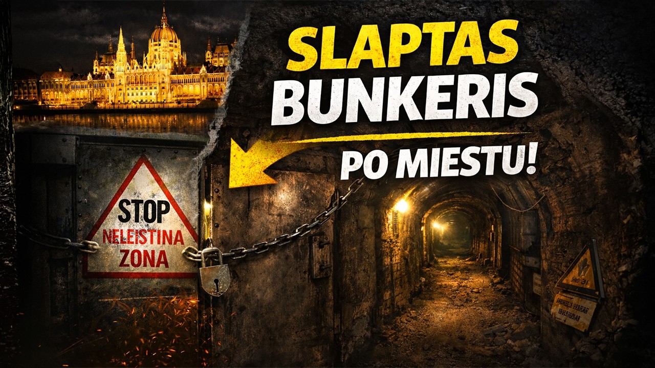 Po Budape&scaron;tu radome slaptą bunkerį (Įėjimas per METRO požemius)