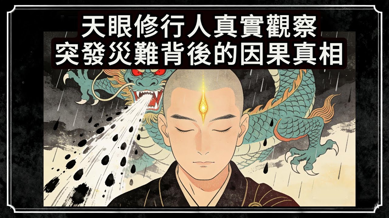 天眼修行人真實觀察，突發災難背後的因果真相！不看知道，一看嚇一跳！#暴雨#洪水火災#旱災#天眼