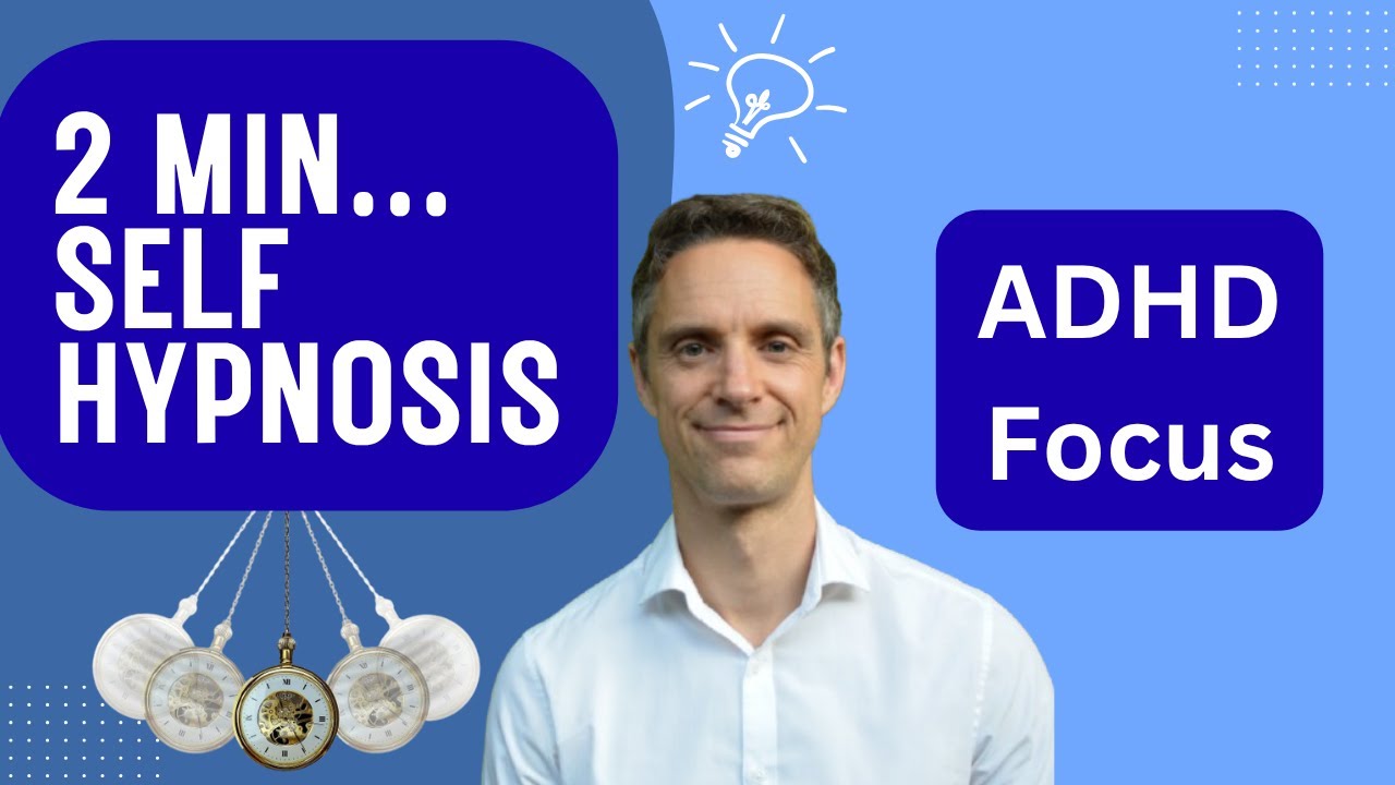 2 Min Self Hypnosis Hack For ADHD Focus | How To Hypnotise Yourself In Seconds