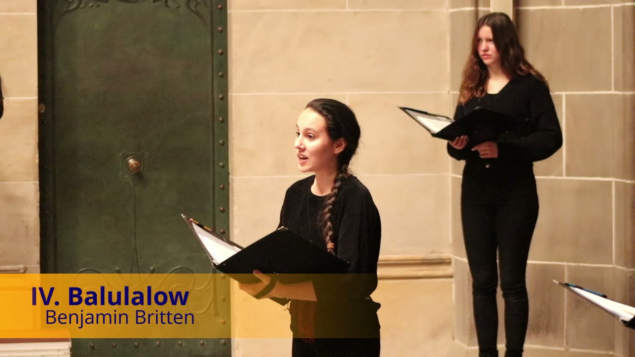 Balulalow | Benjamin Britten aus Ceremony of Carols (op. 28) | Konzertchor M&auml;dchen | Unseld