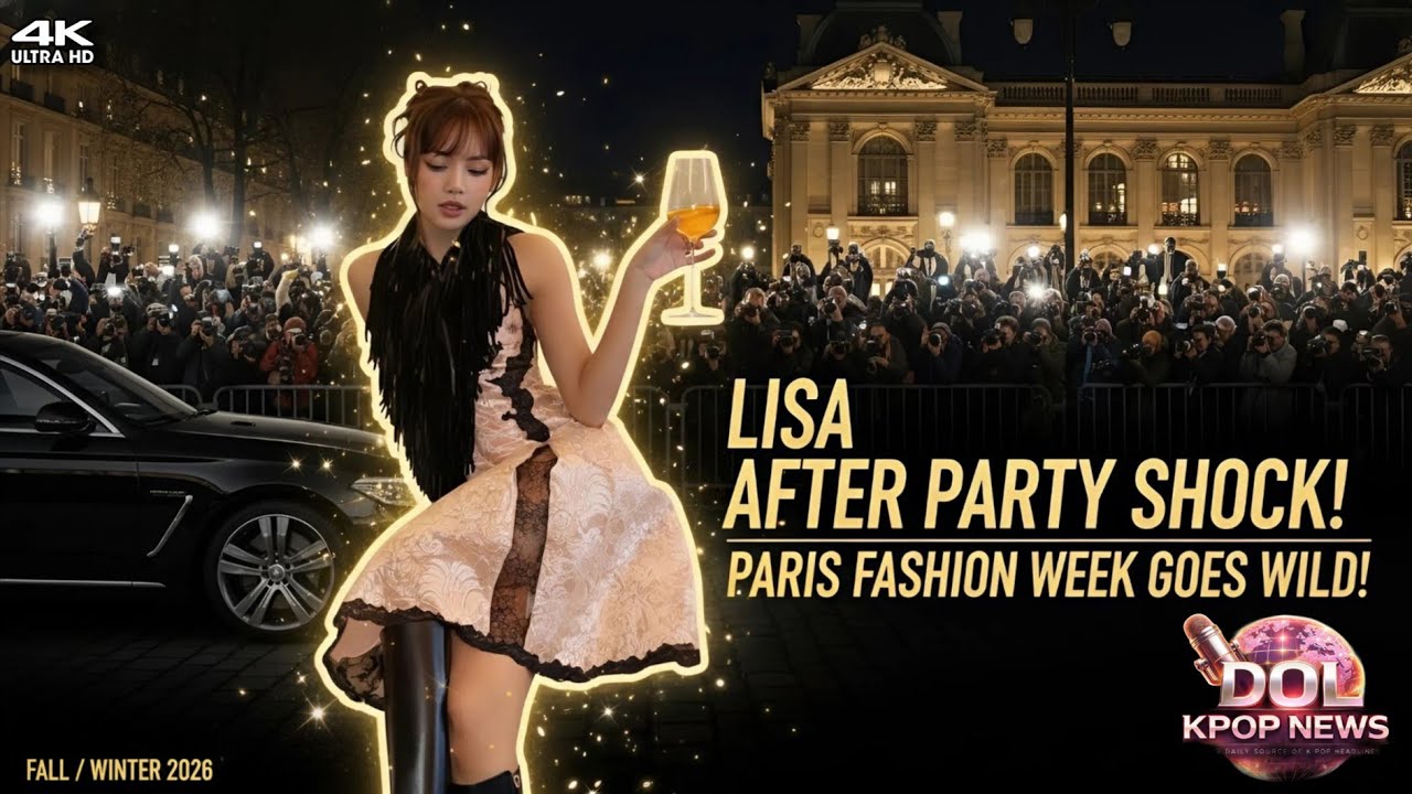 WAIT… Is That LISA?! BLACKPINK Star Breaks the Internet at Paris Fashion Week After Party