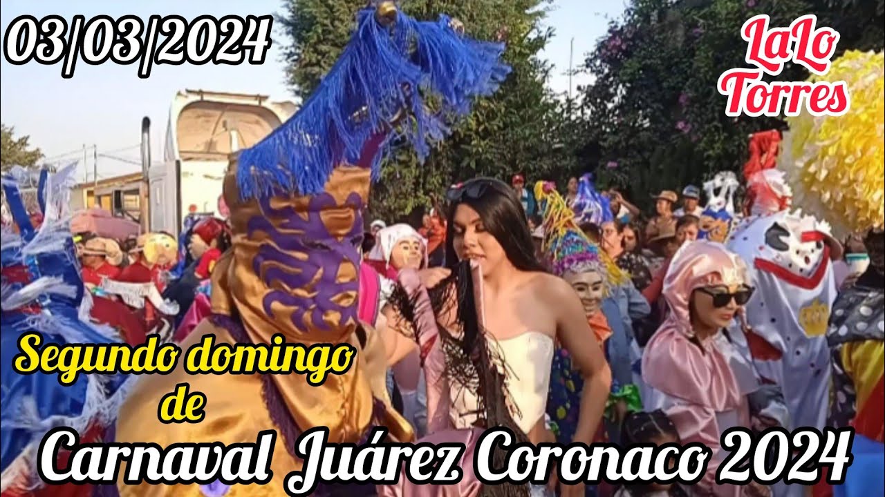 Carnaval Juárez Coronaco 2024 | Un poco del segundo domingo #juárez #carnaval #bandasantodomingo