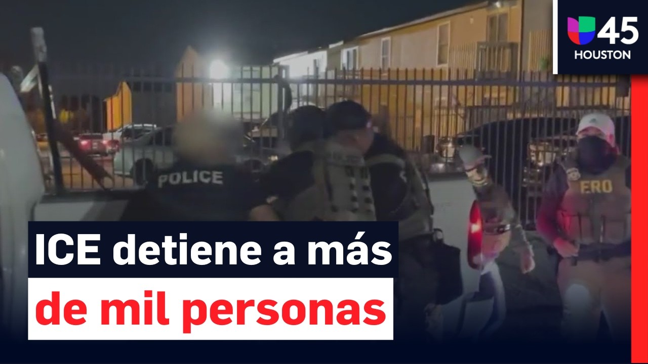 ICE detiene a m&aacute;s de 1,500 personas en operativo de 10 d&iacute;as en Texas