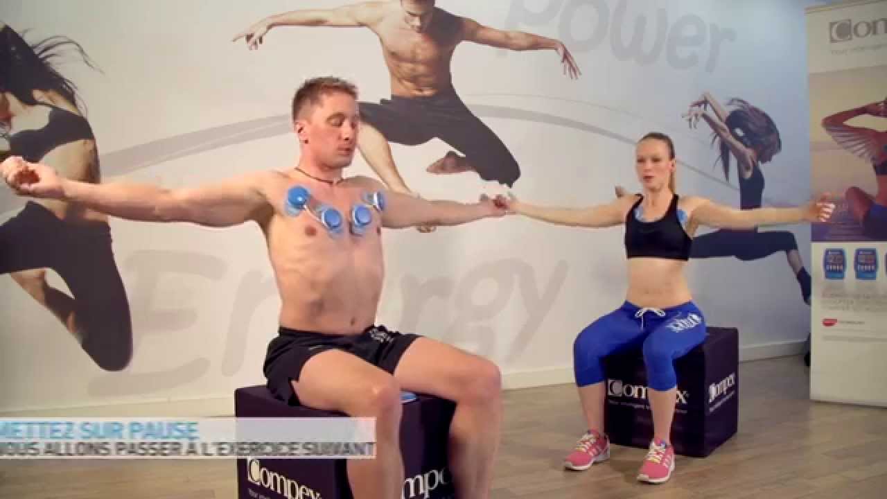 Développer mes pecs - séance coaching Compex