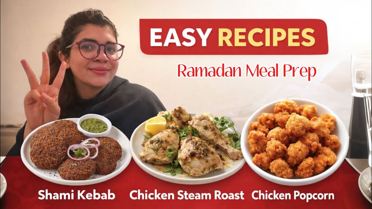 Ramadan Recipes Prep | Shami Kabab & Chicken Popcorn 🇬🇧😍 (Part 4)