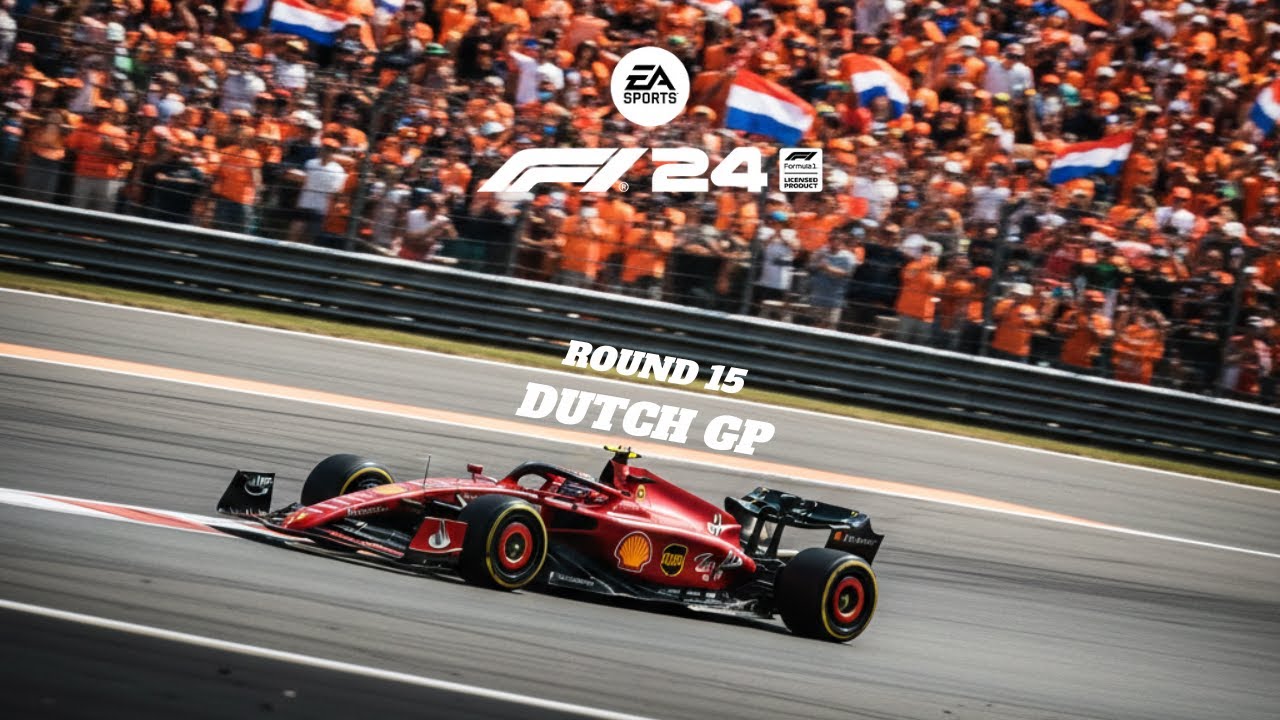 LIVE: Dutch GP | Charles Leclerc Ferrari | F1 24 Career Mode | Round 15