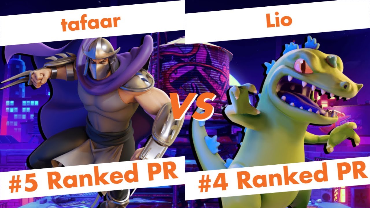 【Nick All Star Brawl】tafaar (Shredder) vs Lio (Reptar) High Level Gameplay【NASB】