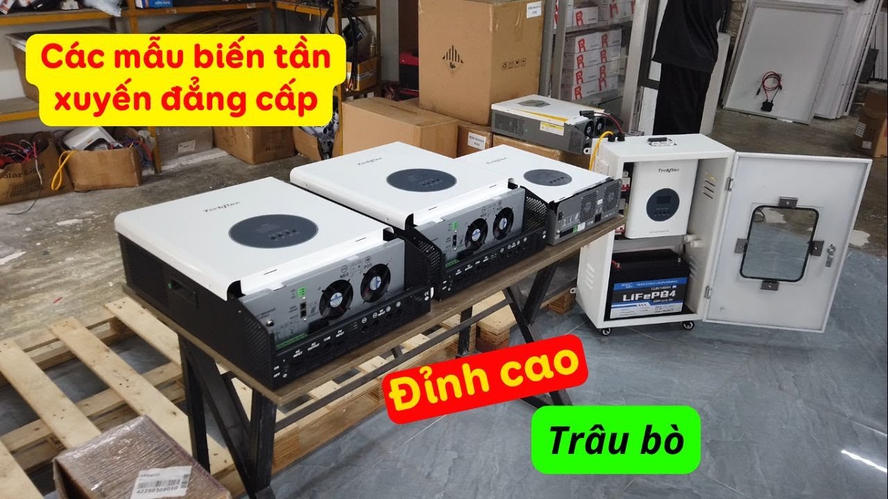 Biến tần xuyến Techfine 1200W, 2400W, 5000W, 8000W || Cực kỳ trâu bò