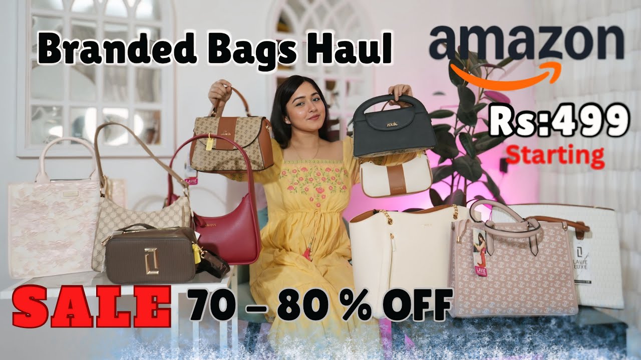 Amazon MustBuy Branded Bags Haul 80% Off On All Type Of Bags Rs:499 Starting #amazon #bags