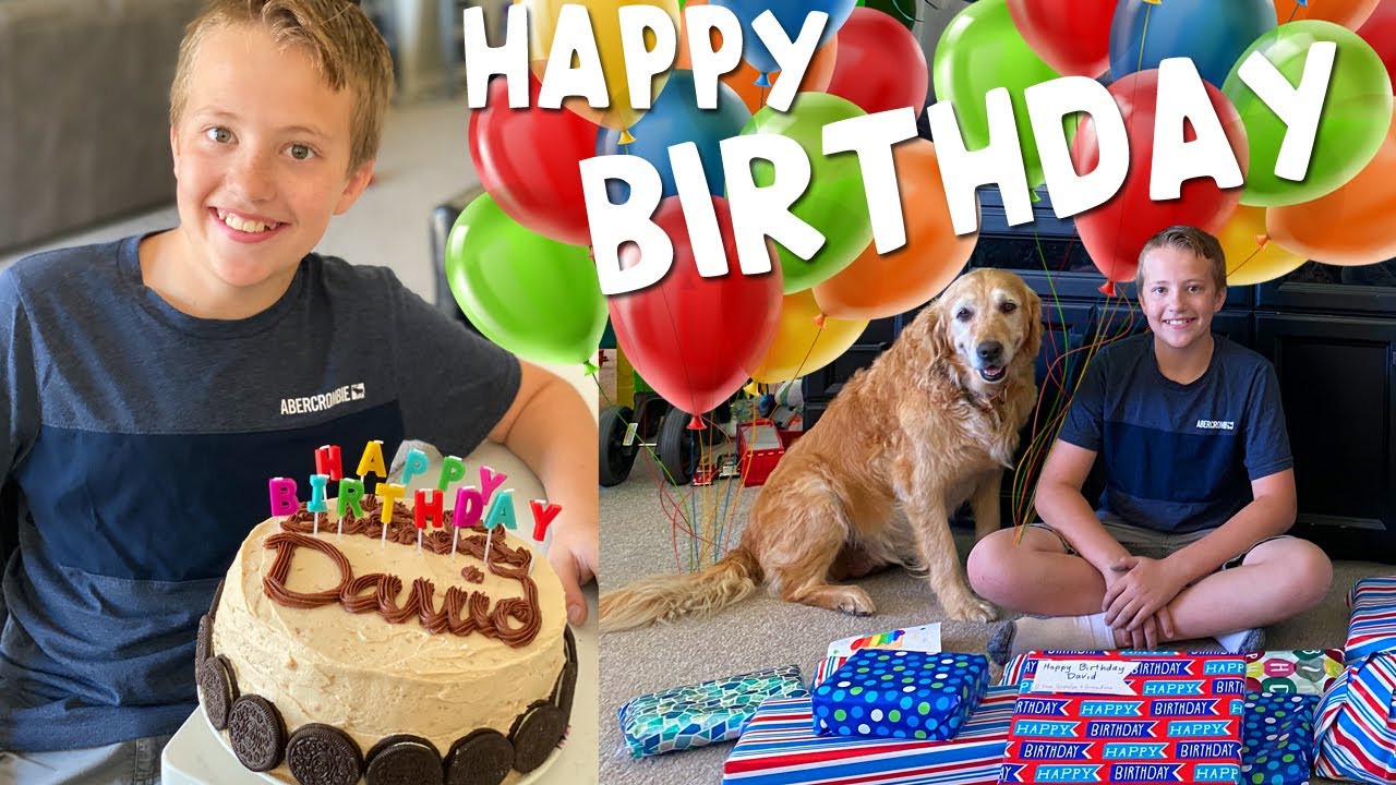 David Turns 12 in Quarantine!!