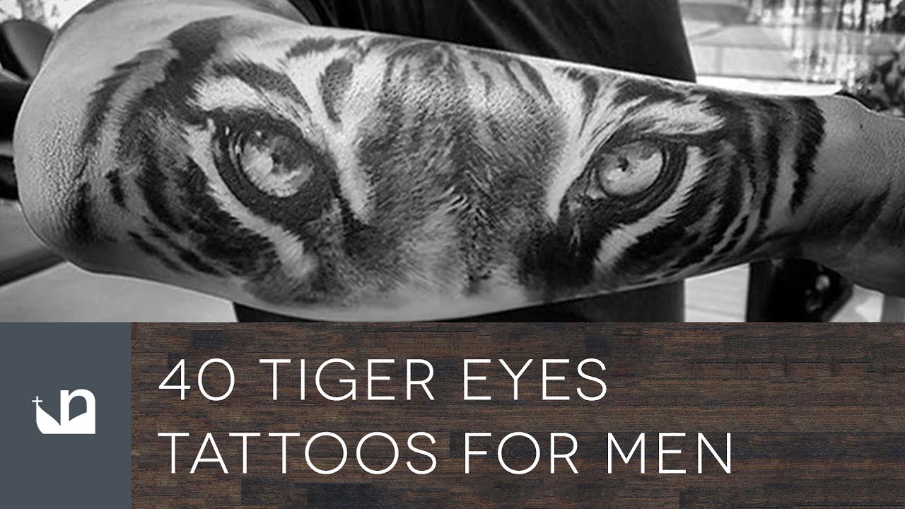 40 Tiger Eyes Tattoos For Men