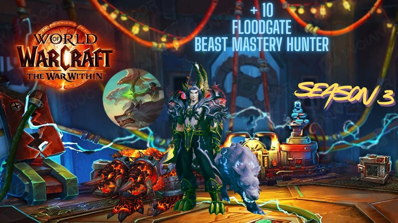 11.2 Beast Mastery Hunter (BM Hunter) is BIG FUN | Packleader | +10 Operation Floodgate M+ POV S3