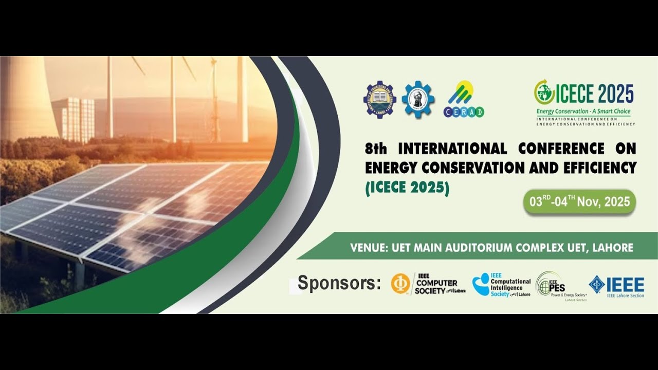 8th INTERNATIONAL CONFERENCE ON ENERGY CONSERVATION AND EFFICIENCY  2025 Invited Talks