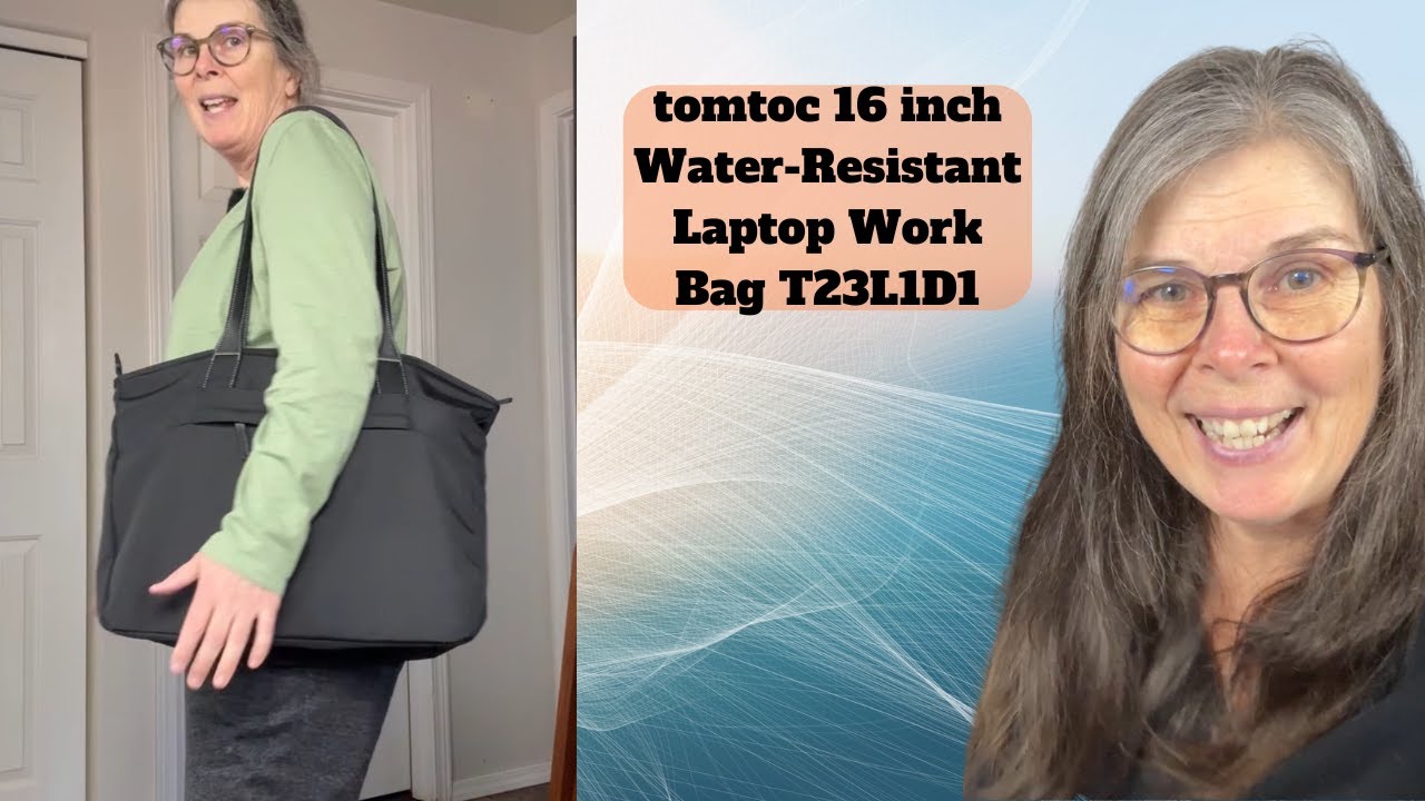 Elegant tomtoc 16 inch Laptop Bag Review: Style Meets Function! 