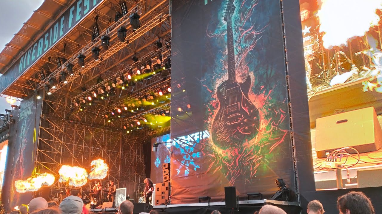 🩵SHAKRA🩵 *Devil left Hell* live // Riverside Festival 🇨🇭 26.8.24 #shakra #metal #music #festival