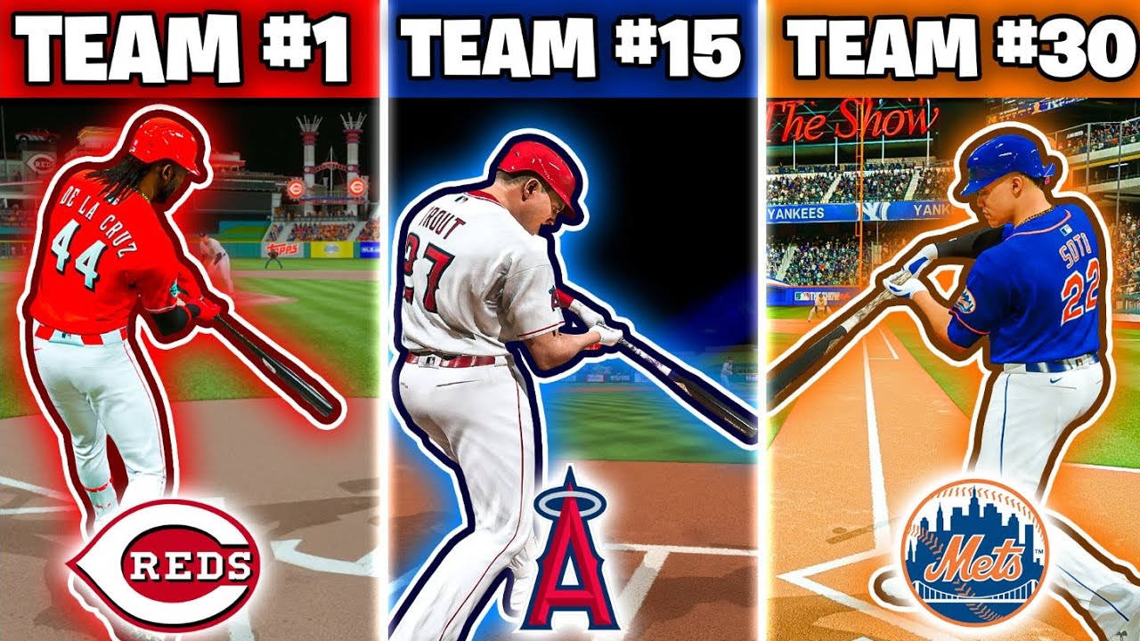 Хоумран с ЛУЧШИМ игроком КАЖДОЙ команды в MLB The Show 25!