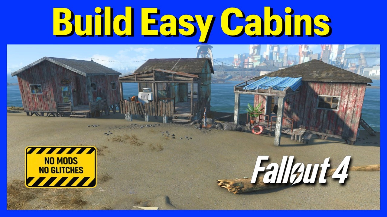 Стройте ПРОСТЫЕ домики в Fallout 4. Никаких МОДОВ и ГЛЮКОВ не требуется!