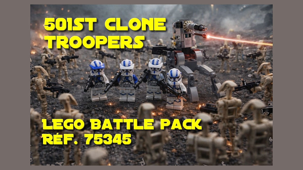 [75345] On monte le set LEGO Star Wars - 501st Clone Troopers Battle Pack