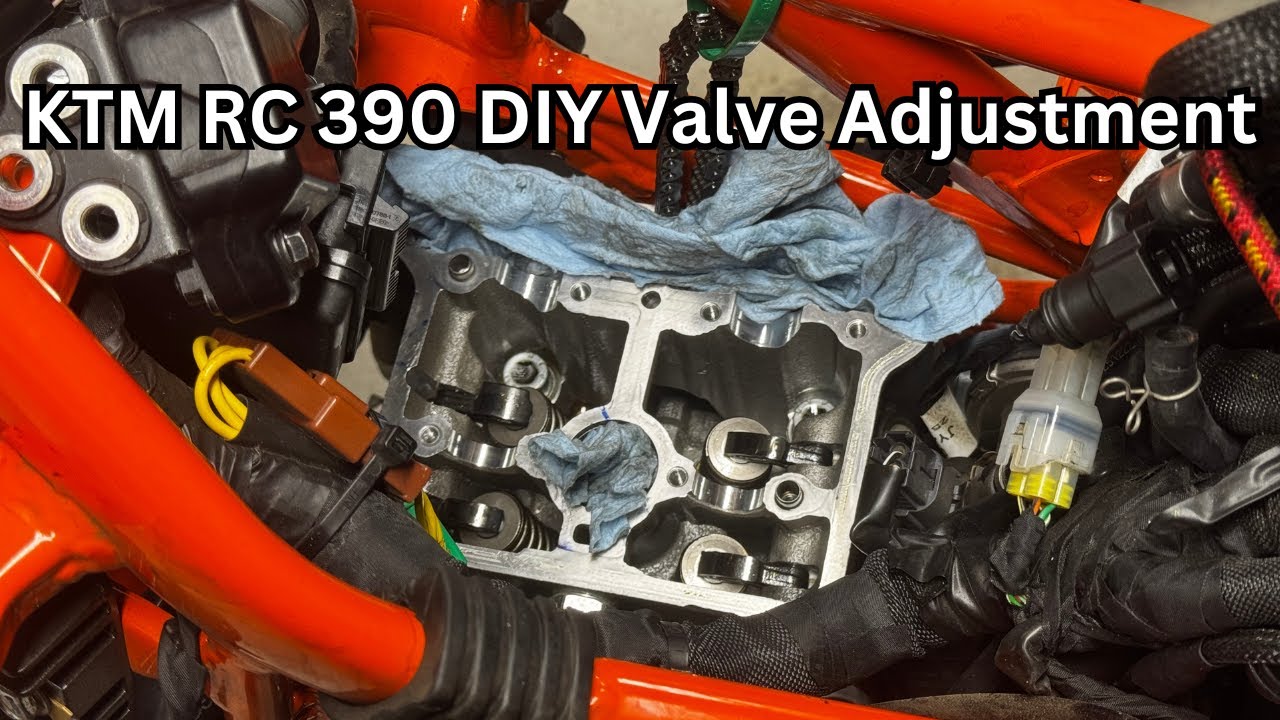 KTM RC 390 DIY Valve Adjustment