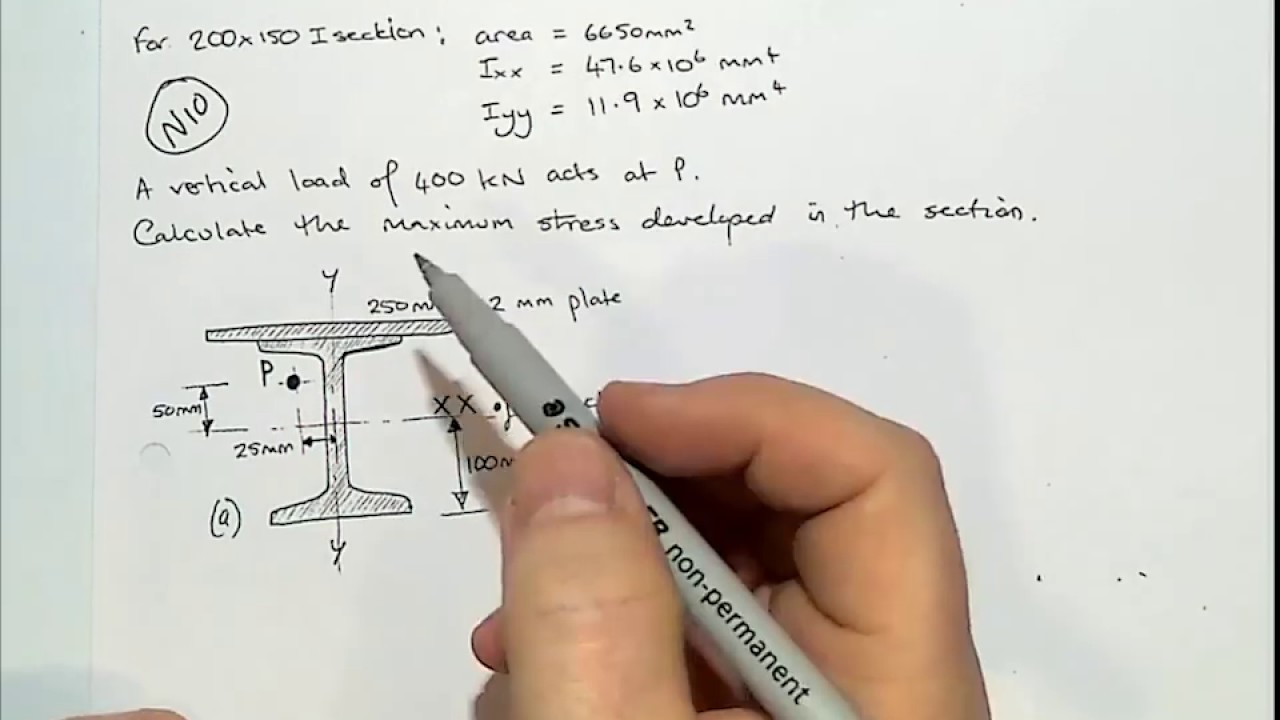 20 - Example N10  - Combined Stresses