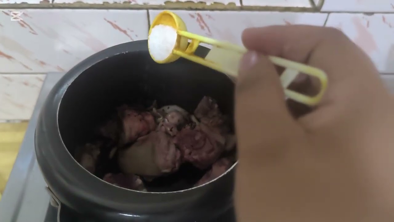 Simple Mutton soup for my son in this cold weather😊