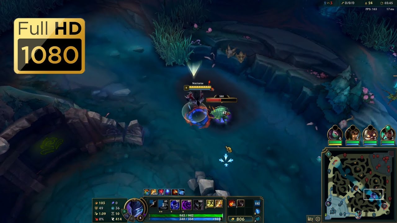 League of Legends - Nocturne | Jungle Gameplay #58 (No Commentary)