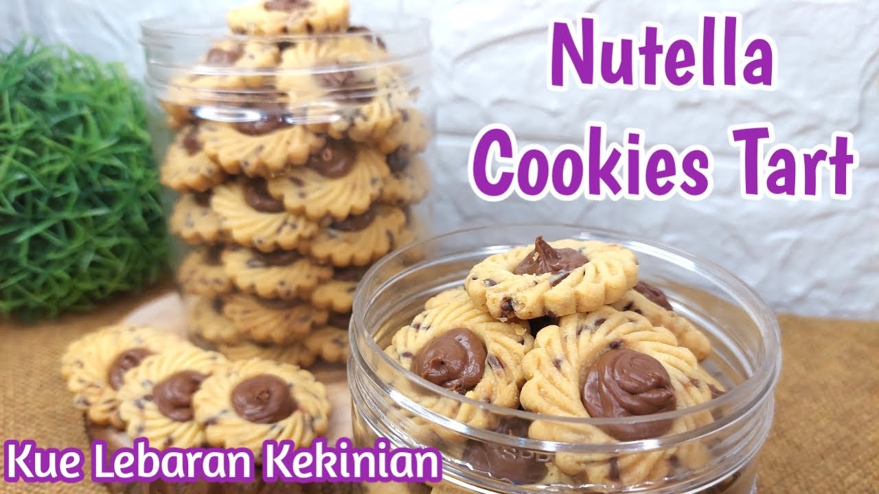 Nutella Cookies Tart || Choco Cookies || Tart  Kue Lebaran||  Noey Cooking
