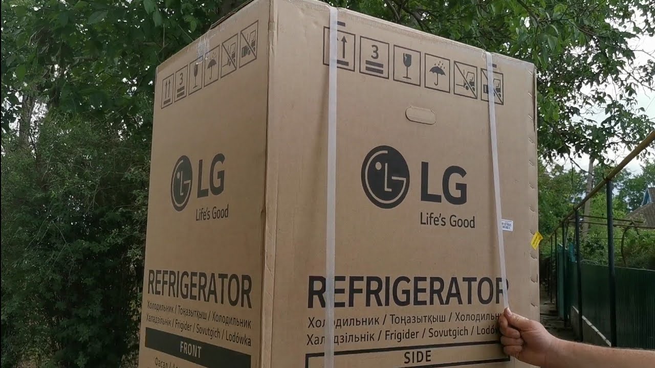 (1часть)ЗАКАЗАЛИ НОВЫЙ ХОЛОДИЛЬНИК LG//НЕ ВЛАЗИТ В ДВЕРНУЮ ДВЕРЬ😱