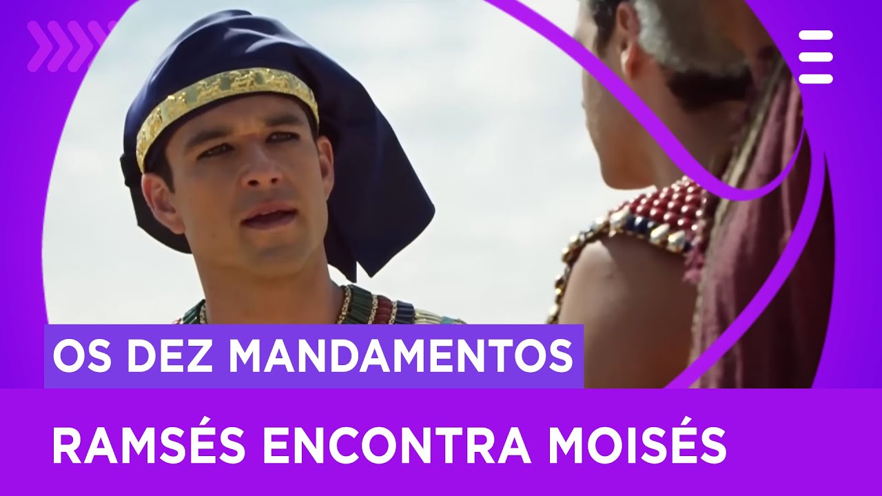 Ramsés encontra Moisés e ajuda-o a fugir - 'Os Dez Mandamentos'