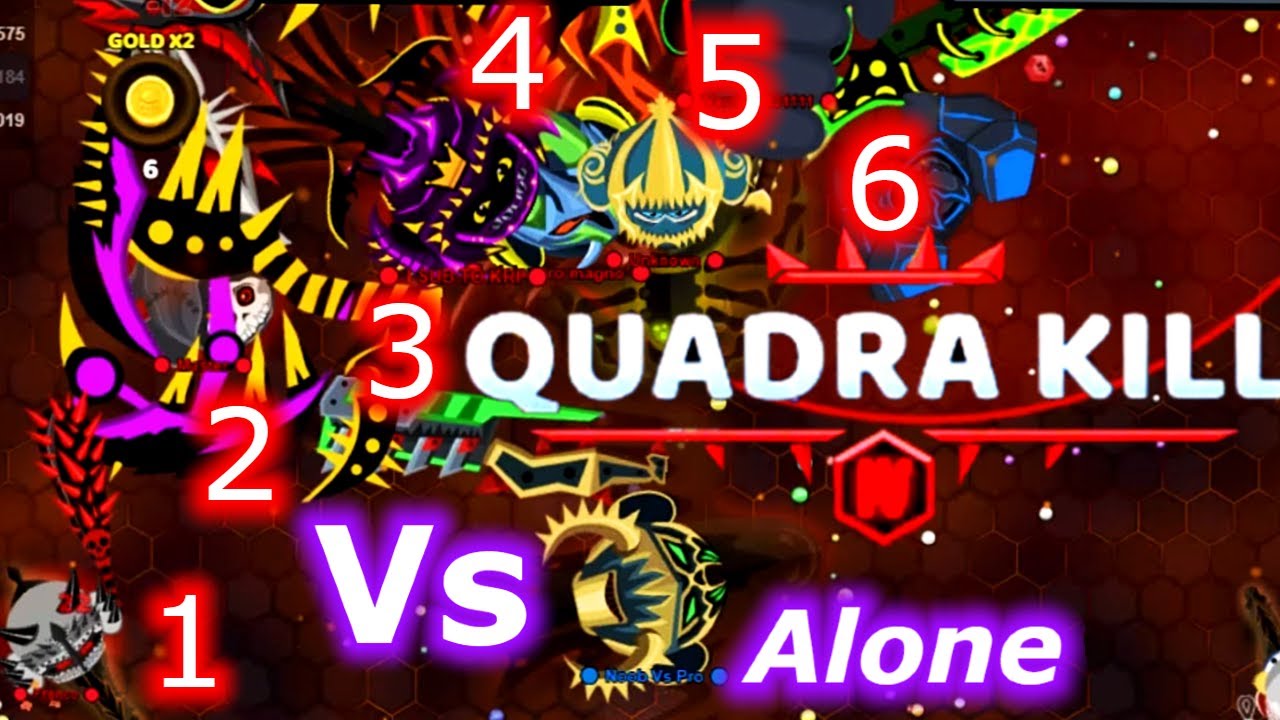 IV Quadra kill #15 Solo Vs 6 in Evowars.io: New Era