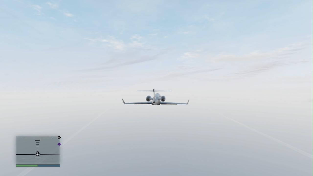 Grand Theft Auto V Flying Thru A Storm