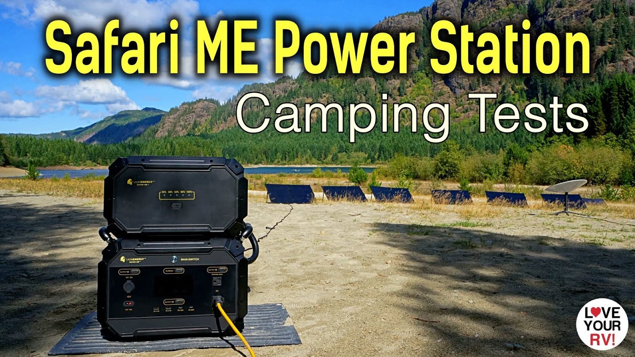 Lion Energy Safari ME Portable Power Station - Real World Off-Grid Camping Tests in the Rain Forest
