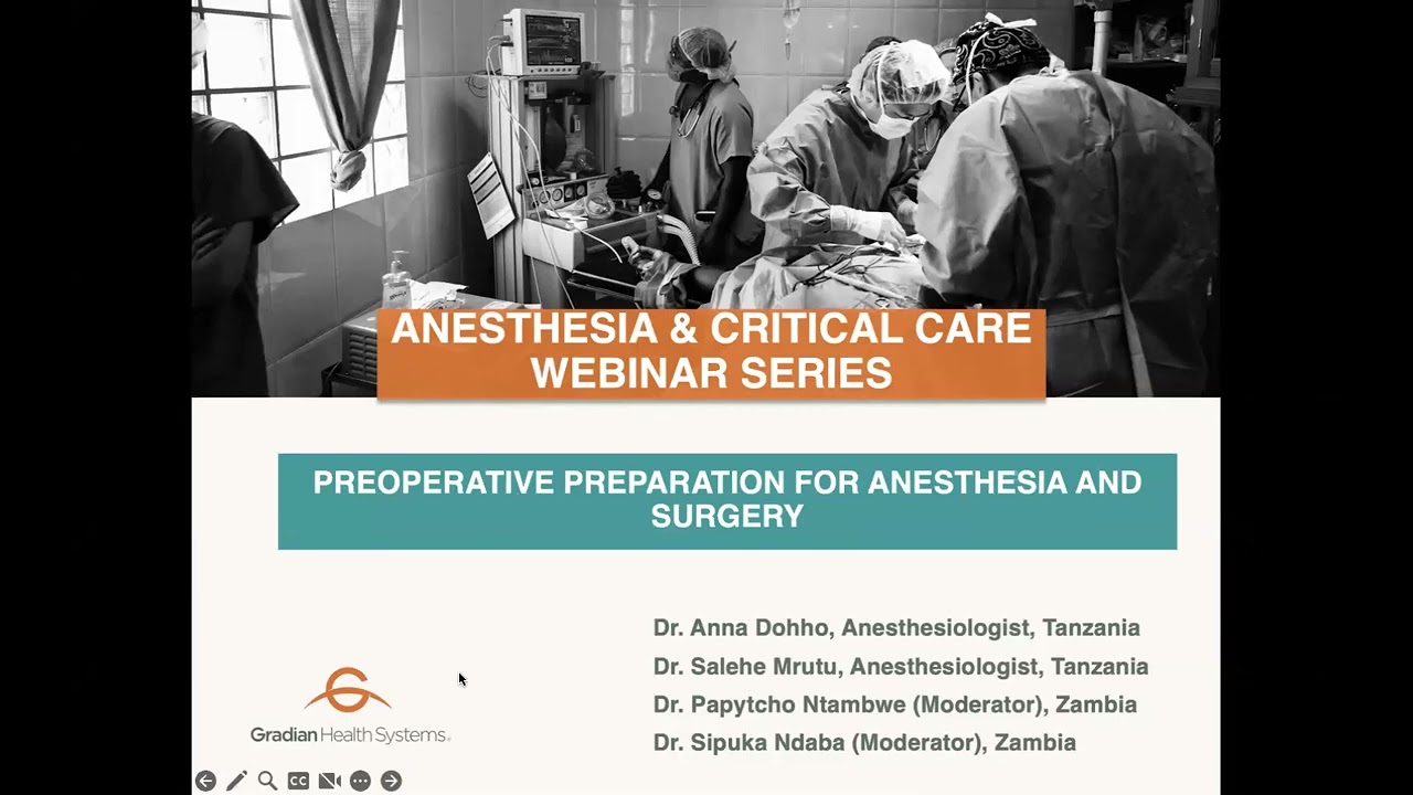 Part 1: Principles of Preparation for Anesthesia & Surgery