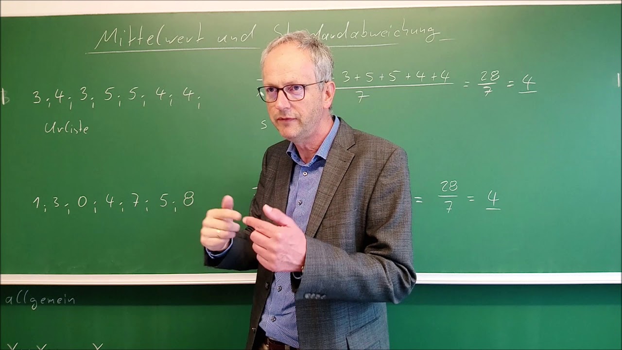 Mittelwert und Standardabweichung