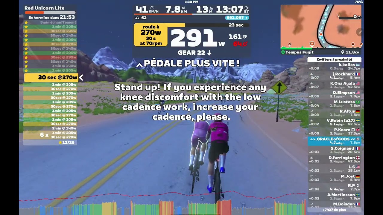 ZWIFT #124 RED UNICORN LITE