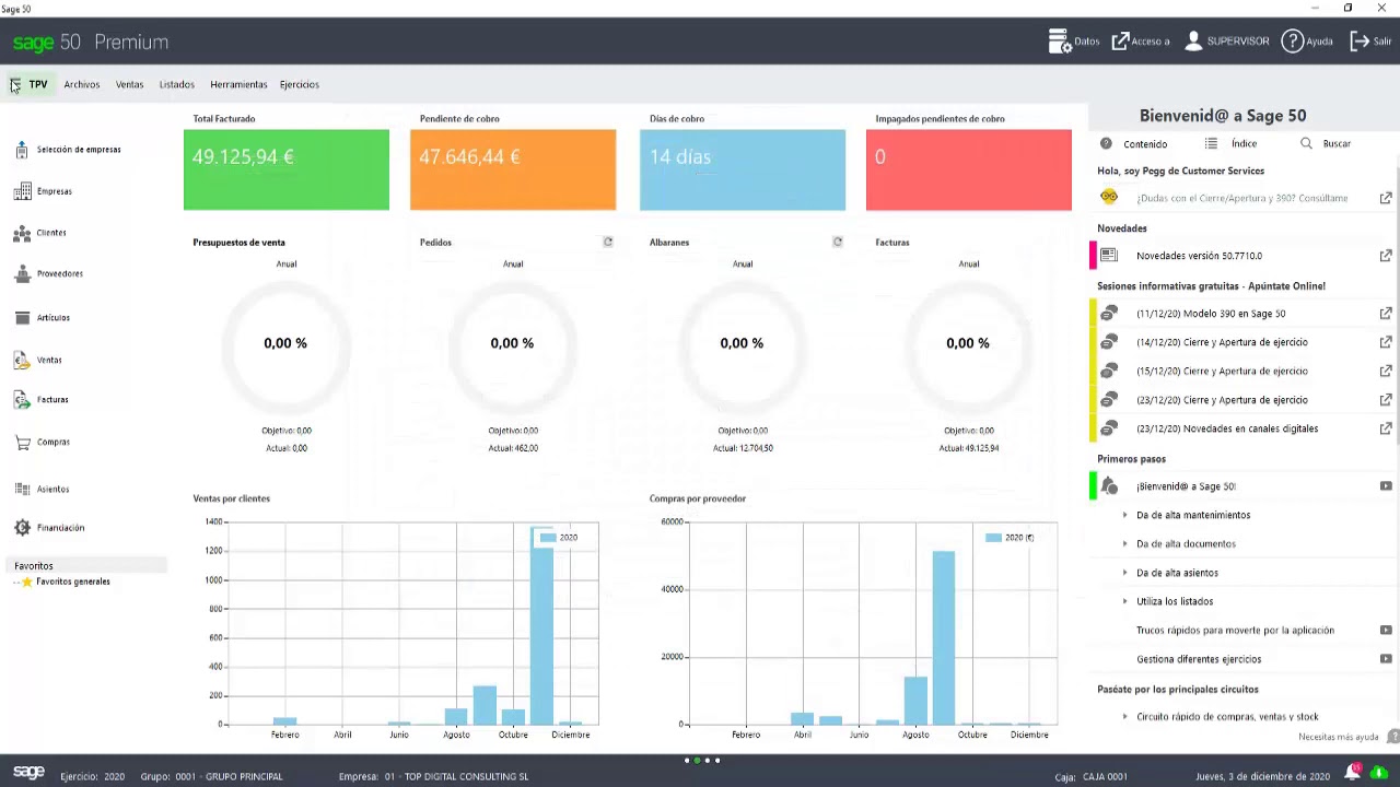 Demo Sage 50: TPV
