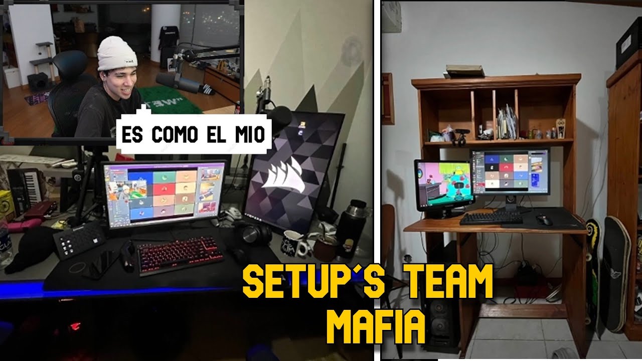 TEAM MAFIA MUESTRA SUS SETUP´S 💻💲- DEDSAFIO 3