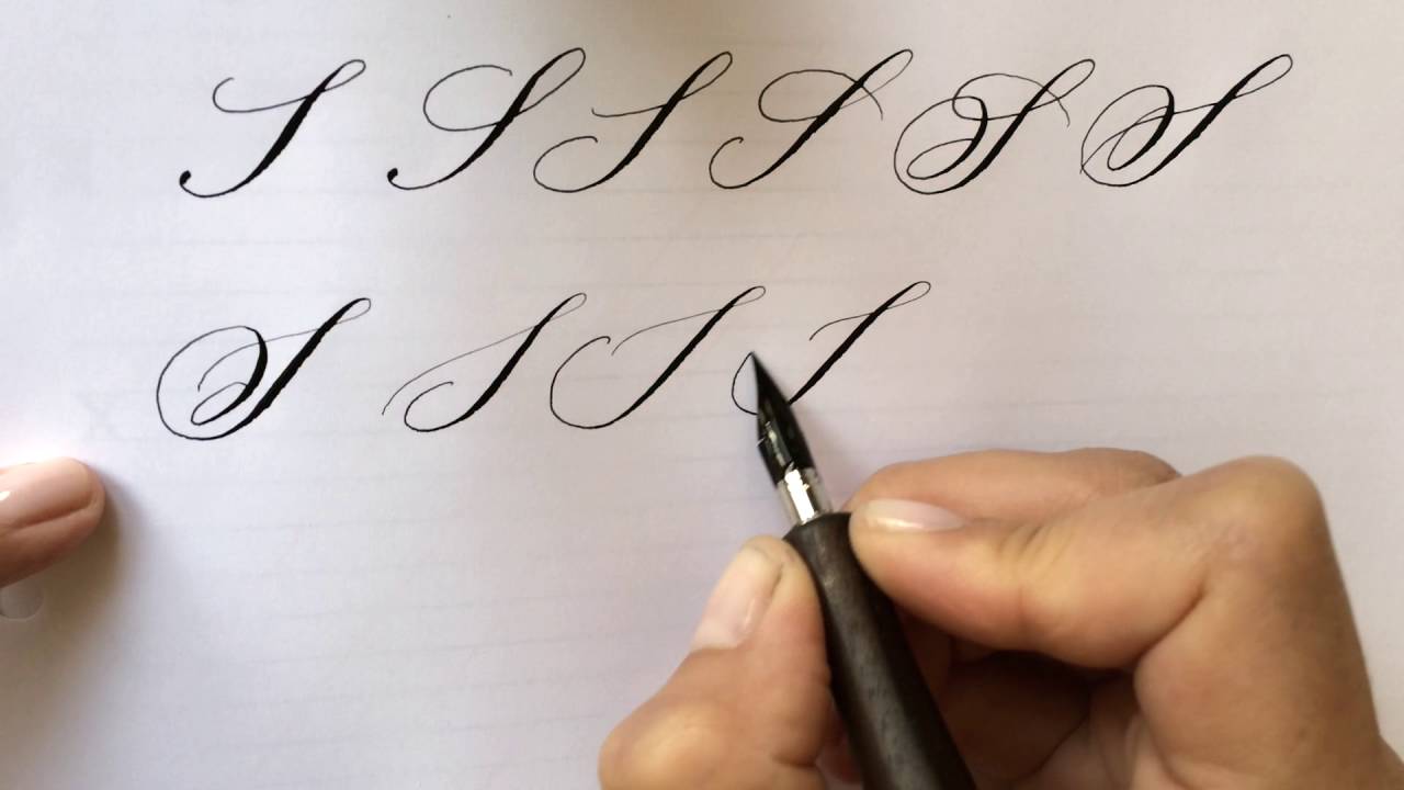 Modern calligraphy letter 