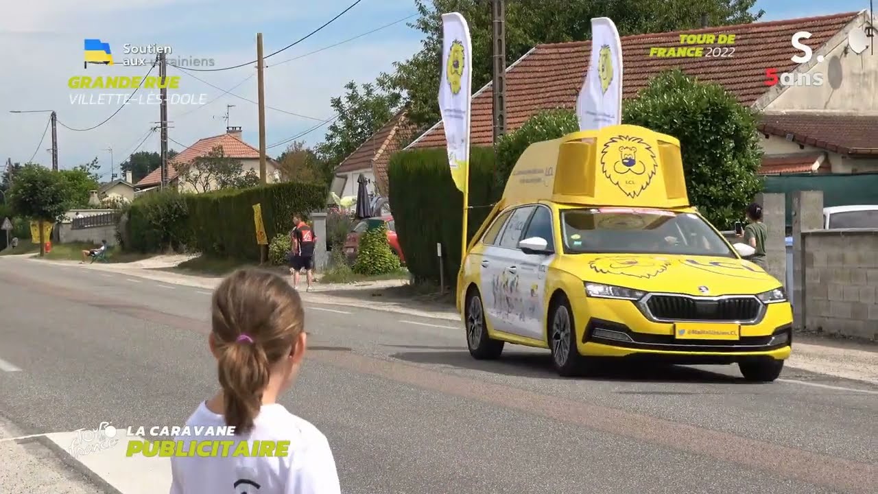 Tour de France 2022 | Étape 8 Dole_Lausanne | Caravane publicitaire S06.2022
