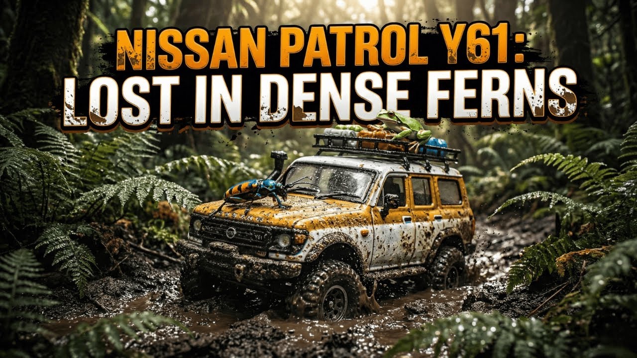 RC Off-Road Disaster? Patrol Y61 Lost in Dense Jungle & Winch Rescue