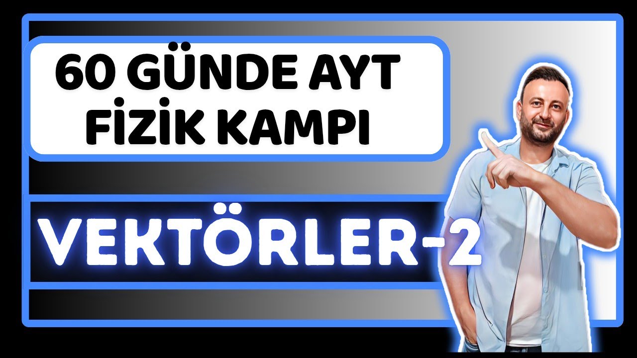 1.Gün | Vektörler-2 | Bileşke Vektörün Özellikleri | 11.Sınıf AYT Fizik | 60 Günde AYT Fizik Kampı