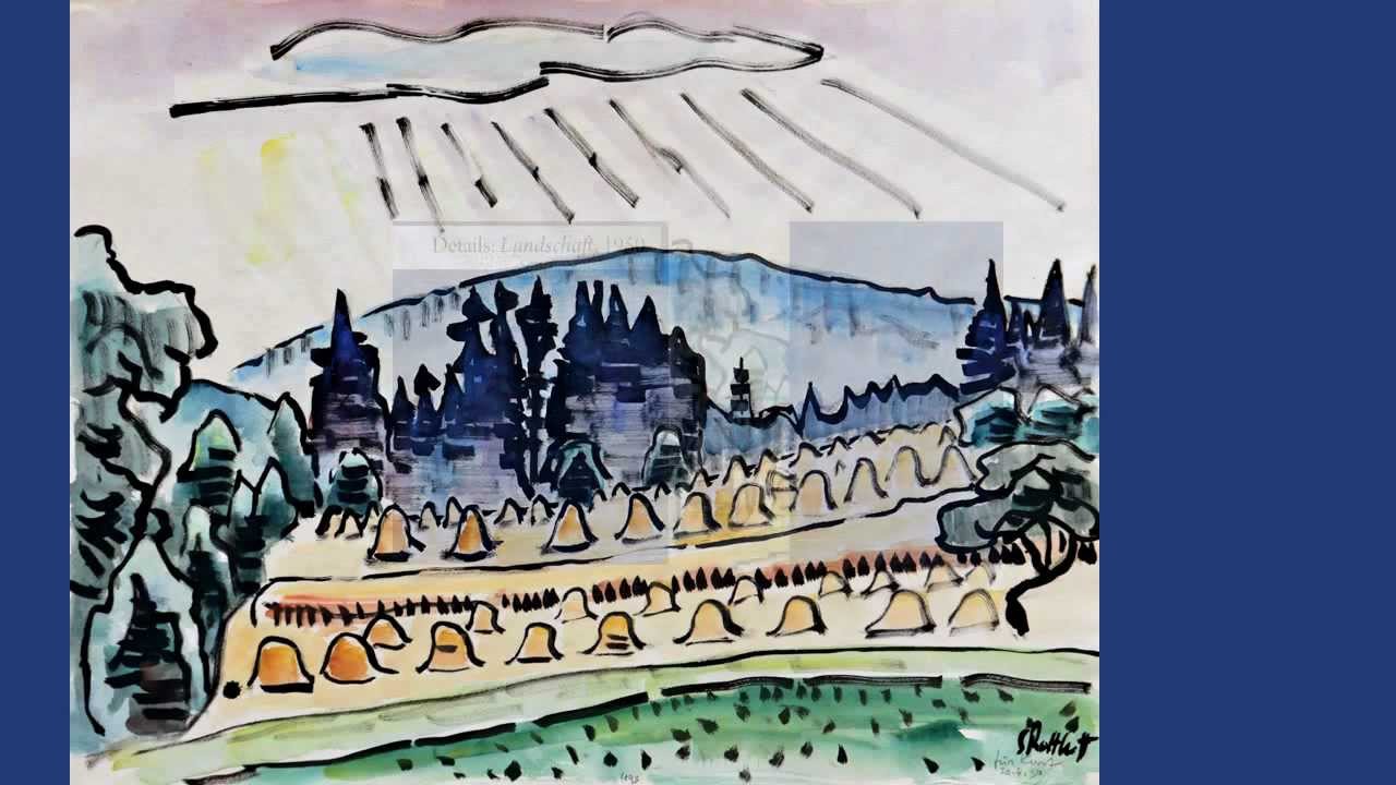 Karl Schmidt-Rottluff: Aquarelle und Pastelle