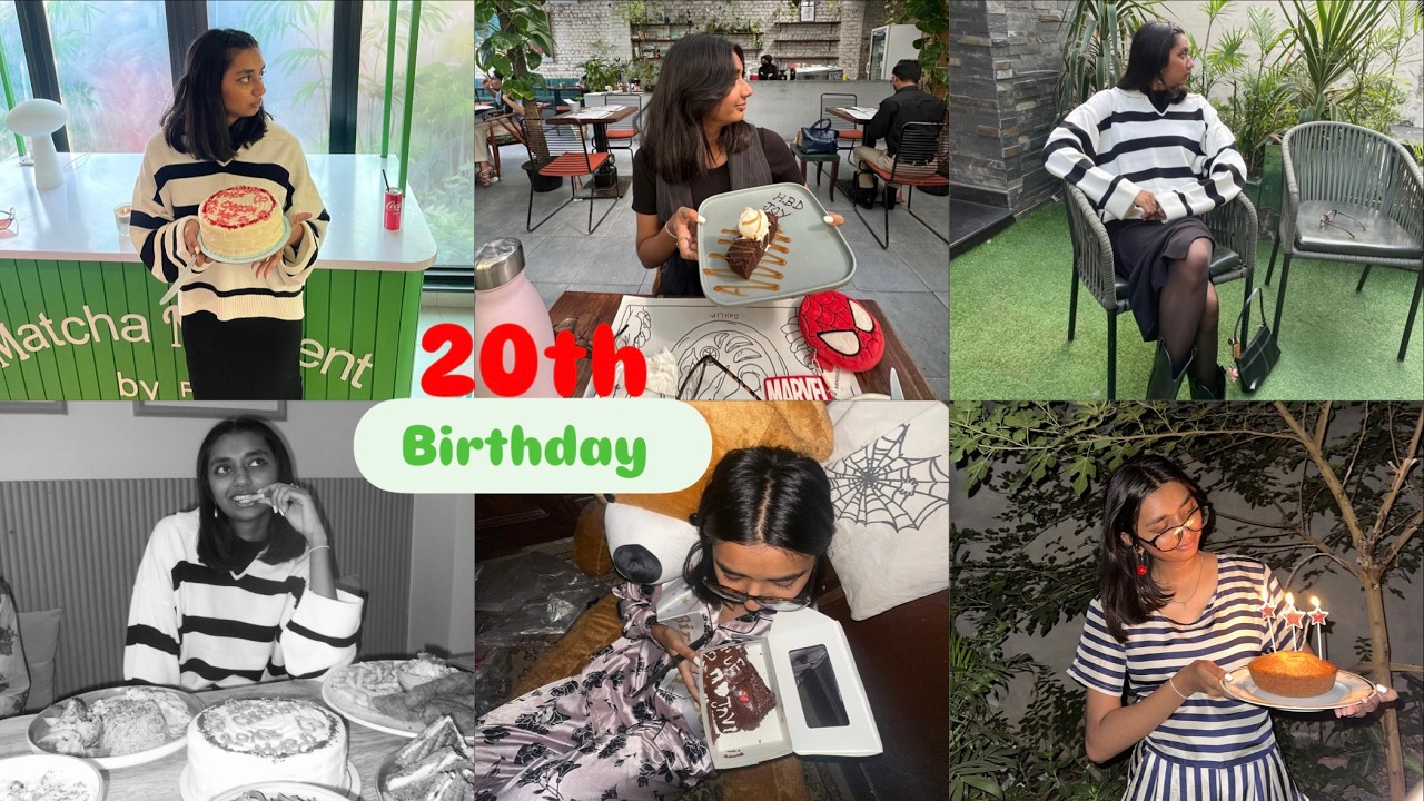 WHY DID I CUT 4 CAKES??? 🎂 👀 20th BIRTHDAY | JOYCE TASLEES